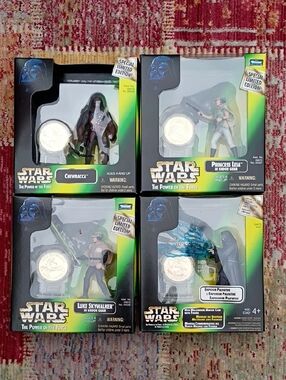 NIB 1997-98 Star Wars Millennium Minted Coins & Figures Collection